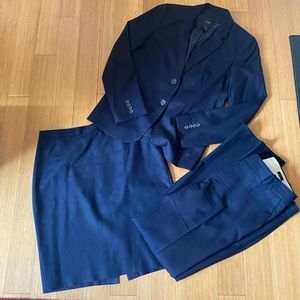 J. Crew Navy Blue Pantsuit